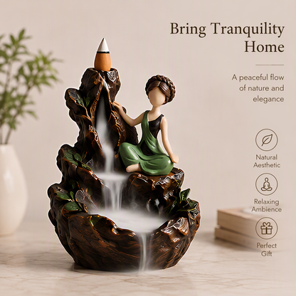 ESSENTIN Backflow Incense Burner — Bring Tranquility Home, natural aesthetic, relaxing ambience, perfect gift